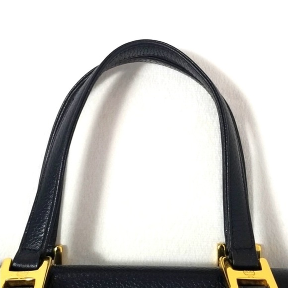 MCM Black Leather Flap Bag with COA - Picture 6 of 14